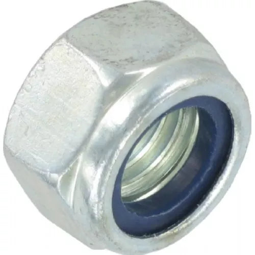 Fastpak M6 Nyloc Nuts Zinc Plated 10 Per Pack Fastpak M6 Nyloc Nuts Zinc Plated 10 Per Pack
